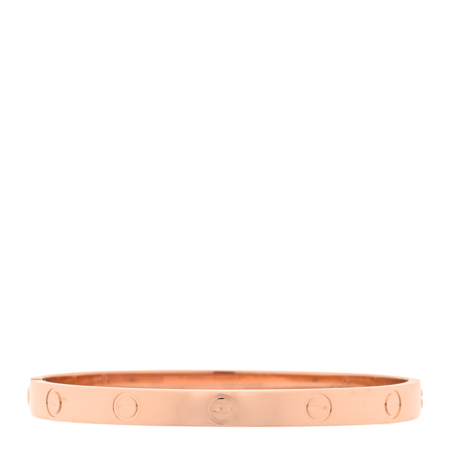18K Pink Gold LOVE Bracelet 17