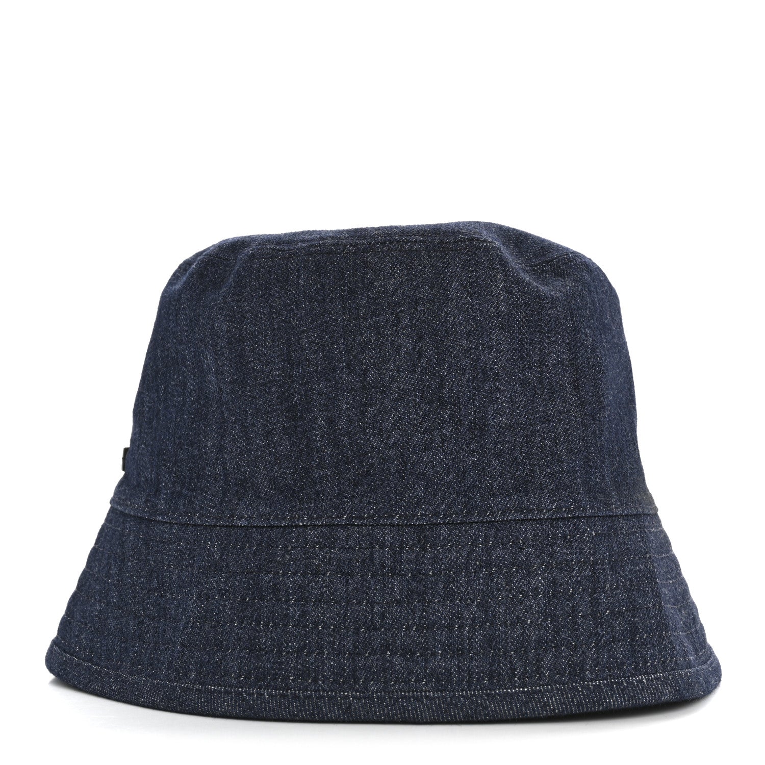 Prada Denim Re-Nylon Reversible M Bucket Hat Blue Black 7 of 12