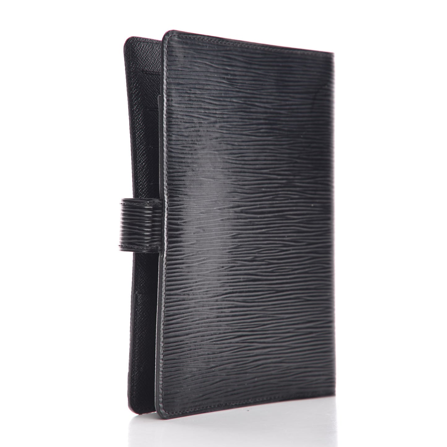 Epi Medium Ring Agenda Cover Black