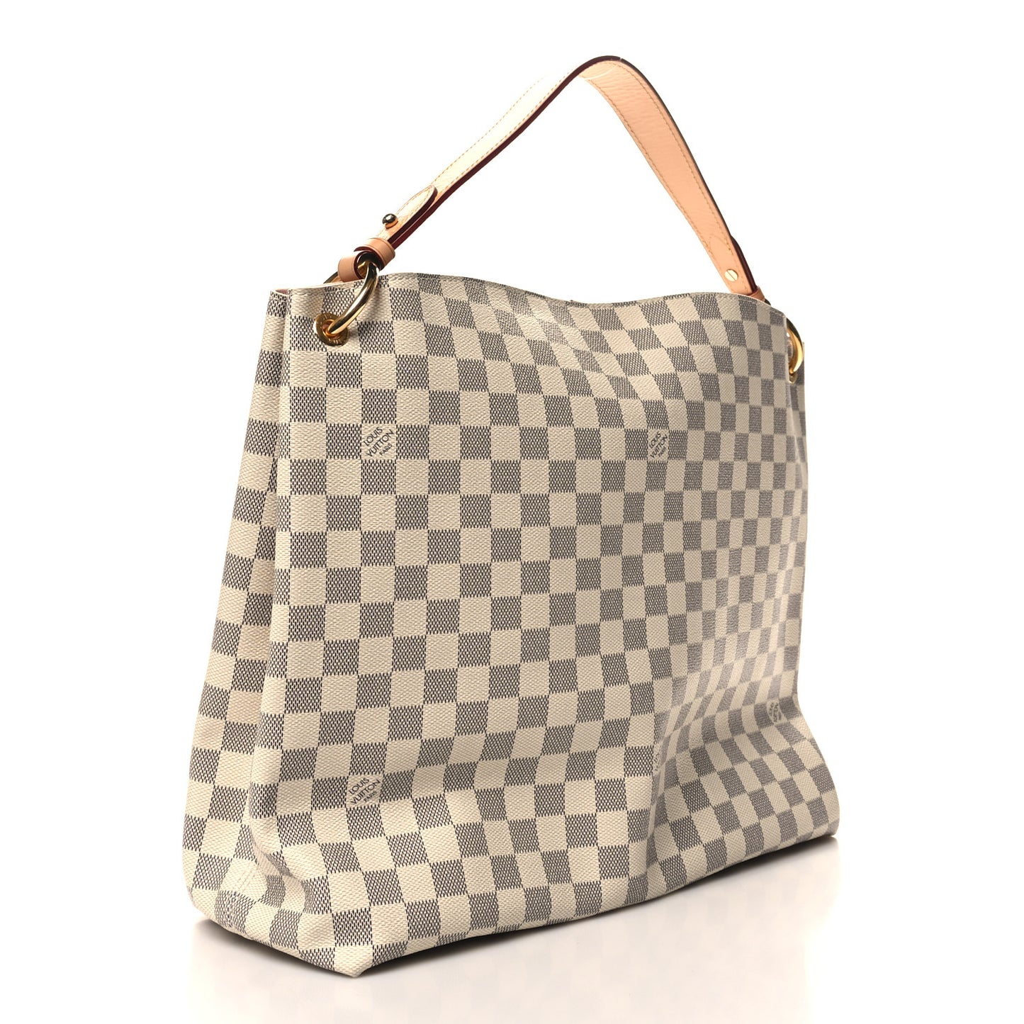 Damier Azur Graceful MM Rose Ballerine