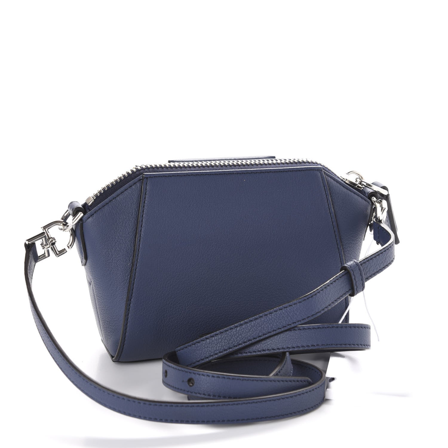 Givenchy Sugar Goatskin Nano Antigona Midnight Blue 3 of 9