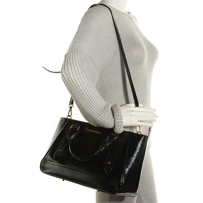 Burberry Patent Somerford Tote Black 2 of 12