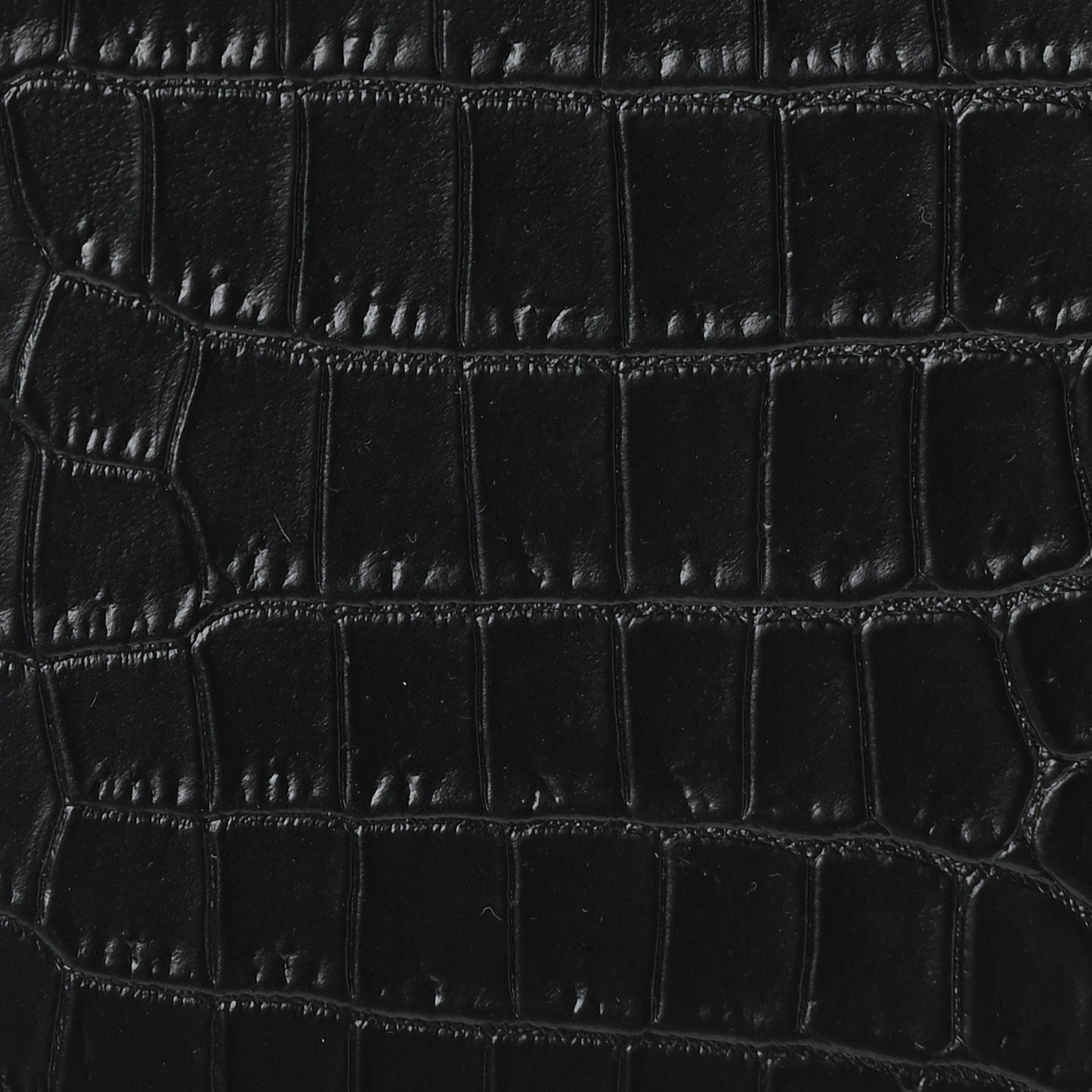 Calfskin Crocodile Embossed Baby Sac De Jour Black