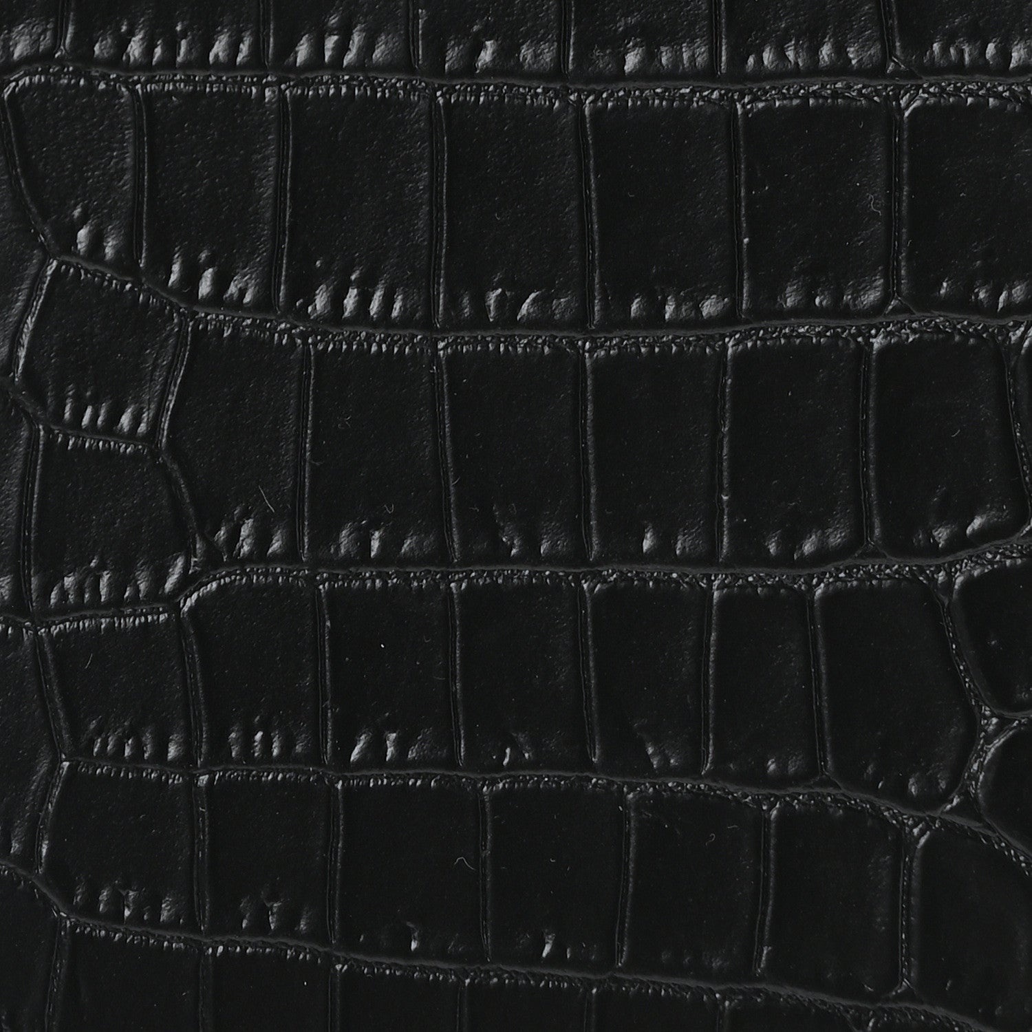 Saint Laurent Calfskin Crocodile Embossed Baby Sac De Jour Black 8 of 10
