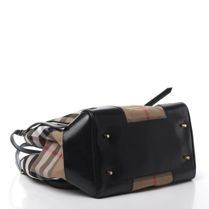Burberry House Check Medium Canterbury Tote Black 4 of 8