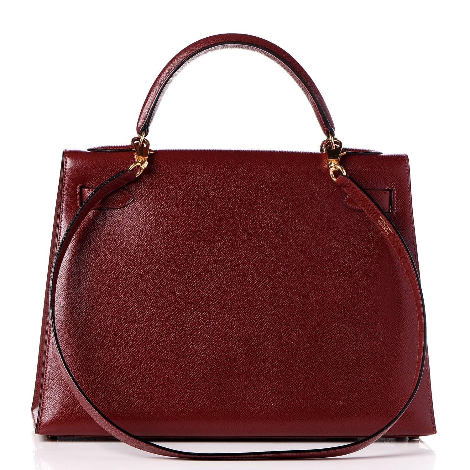 Hermes Courchevel Kelly Sellier 32 Rouge H 5 of 39