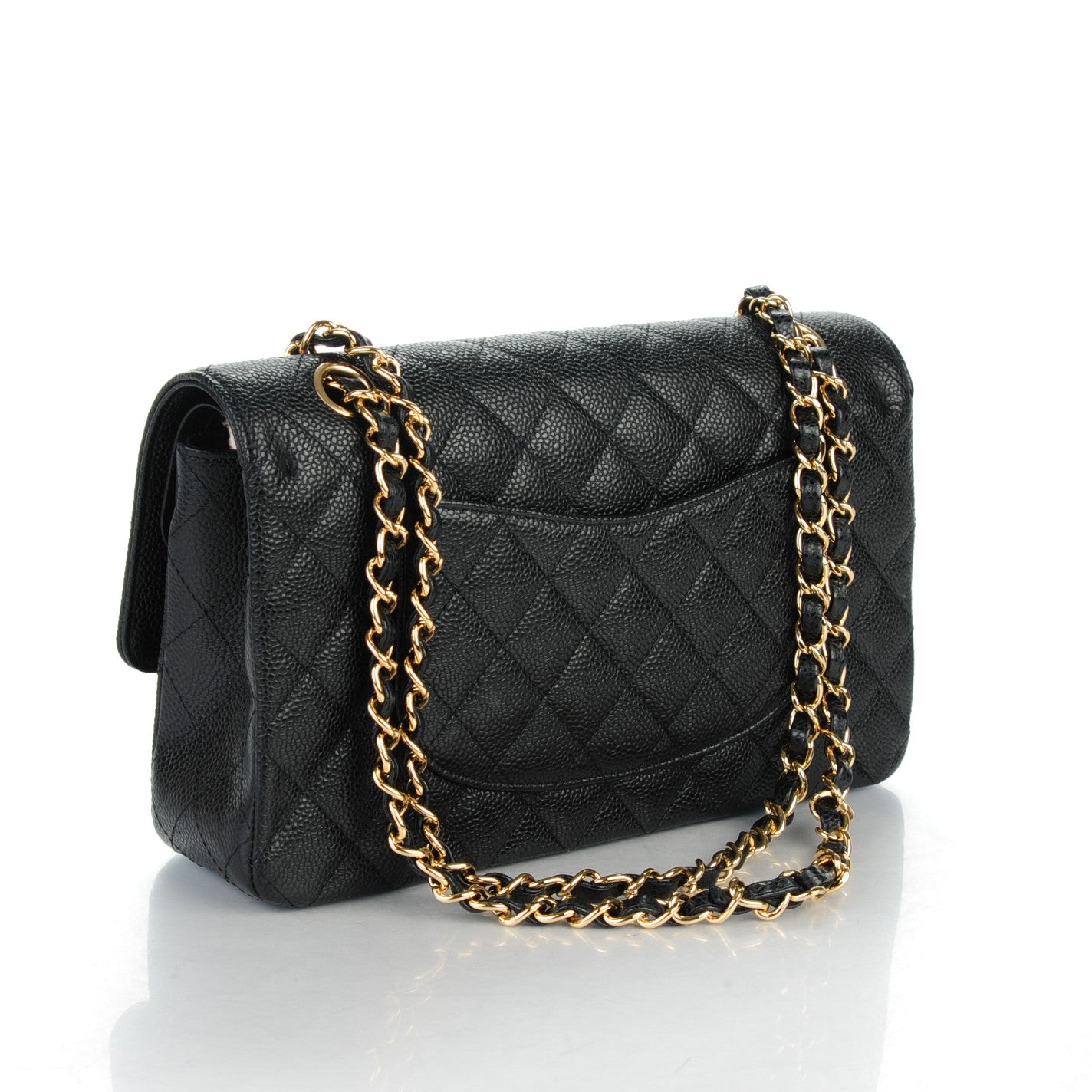 Chanel Caviar Quilted Medium Double Flap Black 3 of 7