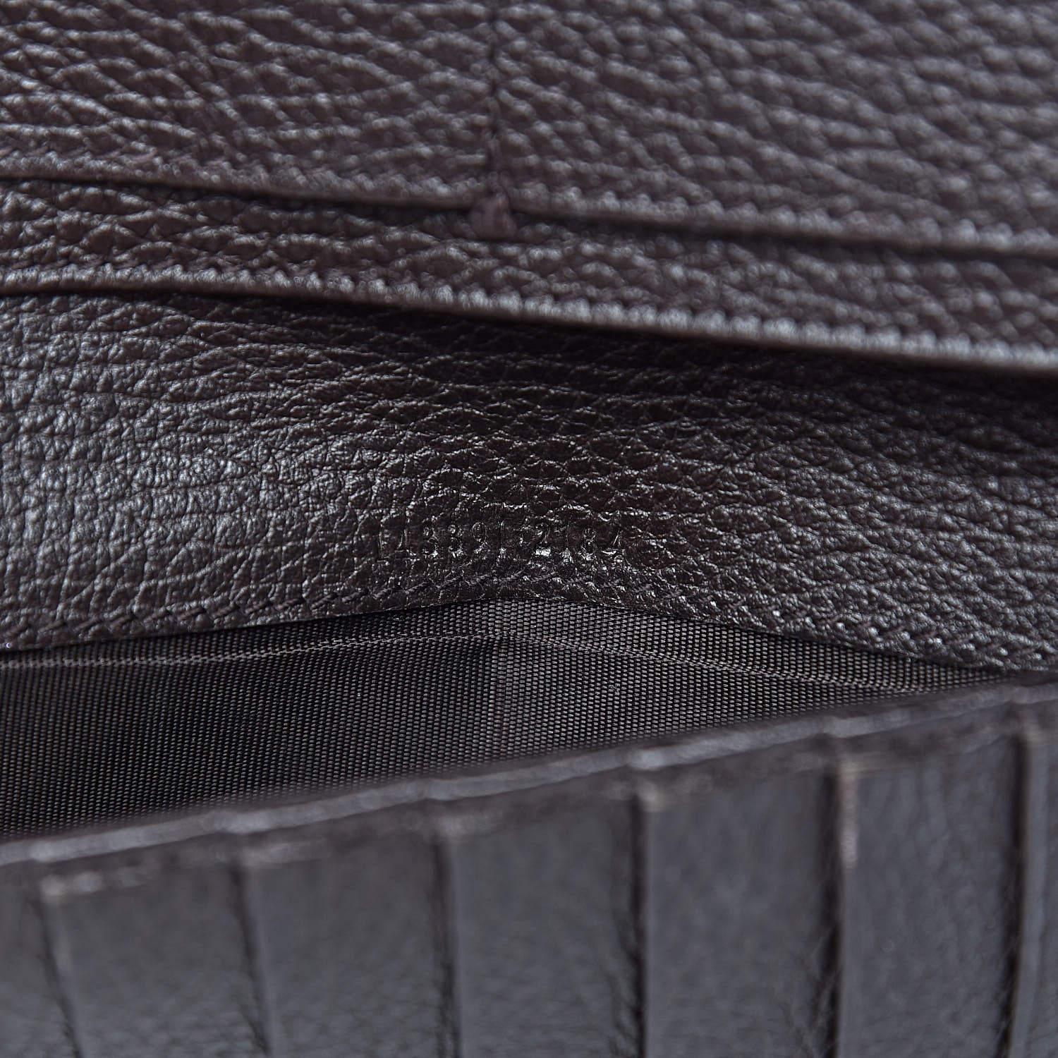 Gucci Monogram Calfskin Continental Wallet Brown 7 of 13