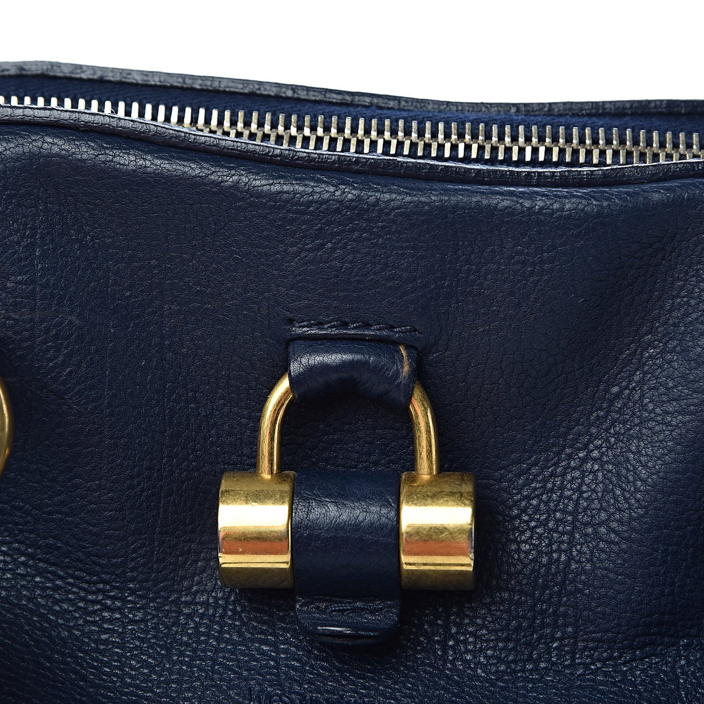 Calfskin Large Muse Navy Blue