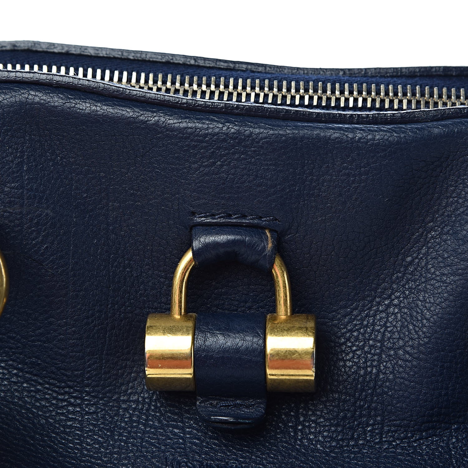 Saint Laurent Calfskin Large Muse Navy Blue 9 of 14