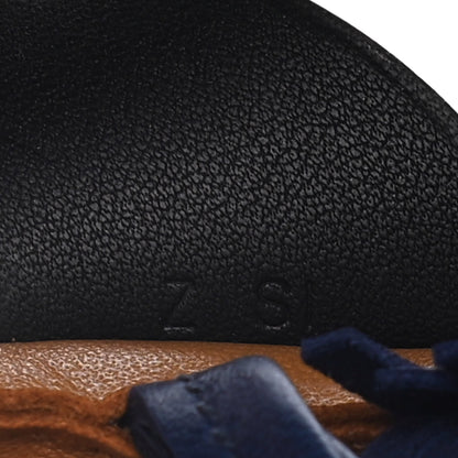 Hermes Milo Lambskin Grigri Rodeo Pegase Horse Bag Charm PM Sesame Black Bleu Saphir 4 of 6