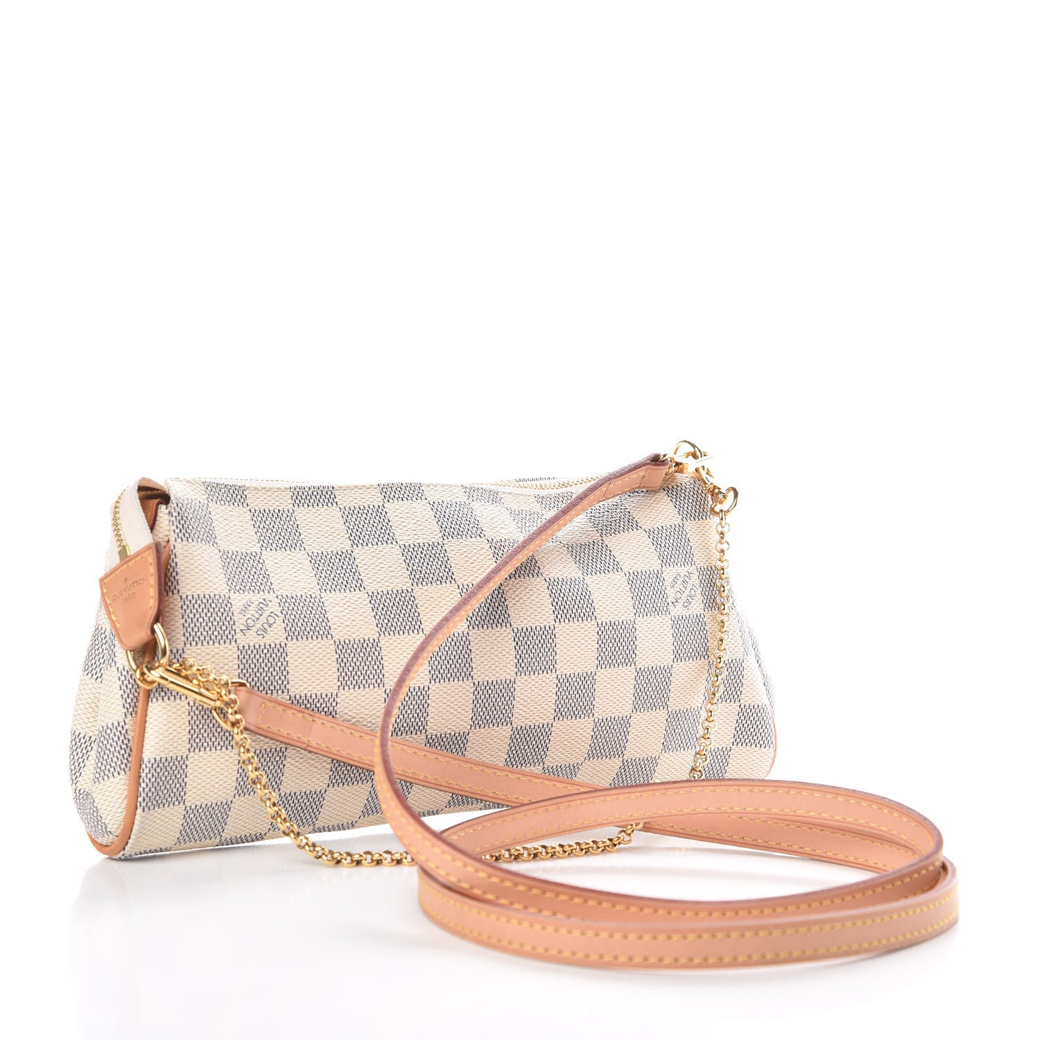 Louis Vuitton Damier Azur Eva Clutch 3 of 9