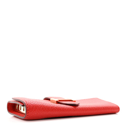 Hermes Chevre Mysore Bearn Multicles 4 Key Holder Rouge Tomate 4 of 7