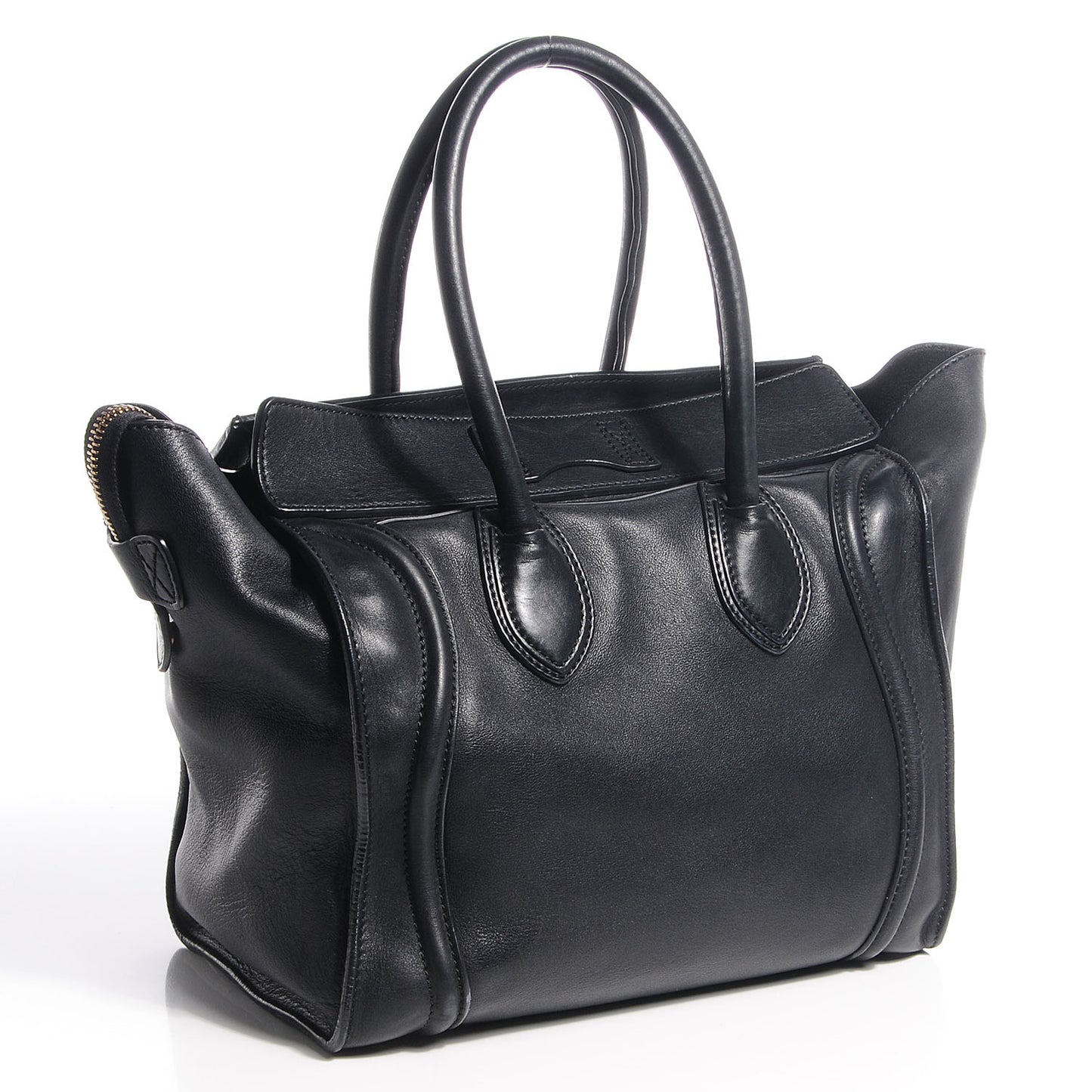 Smooth Calfskin Mini Luggage Black