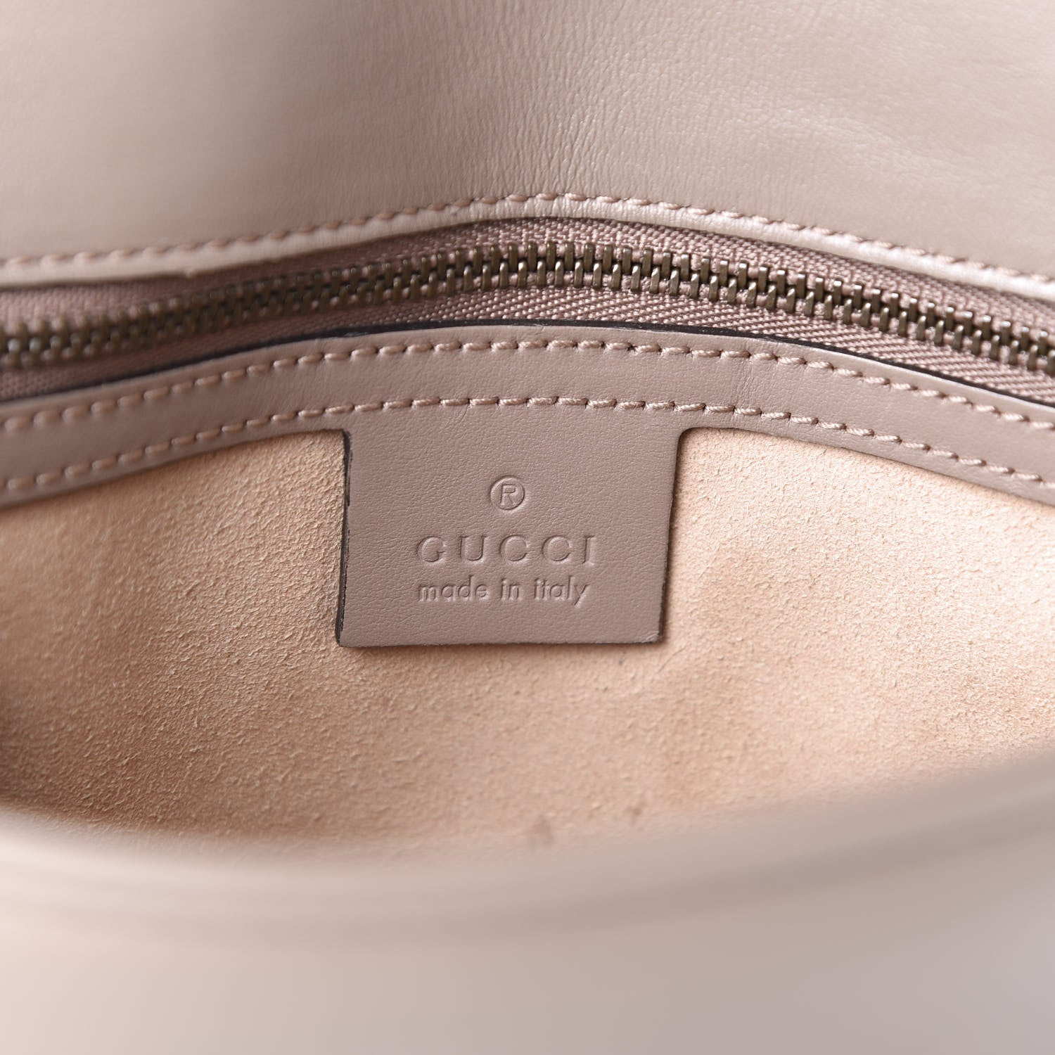 Gucci Calfskin Matelasse Small GG Marmont Shoulder Bag Porcelain Rose 7 of 10