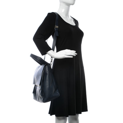 Givenchy Calfskin Medium Pandora Pure Flap Bag Blue 2 of 9