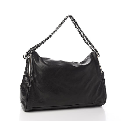 Chanel Lambskin Large Ultimate Soft Tote Black 2 of 9