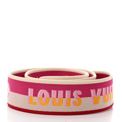 Louis Vuitton Jacquard Speedy Bandouliere 20 Shoulder Strap Fuchsia 2 of 4