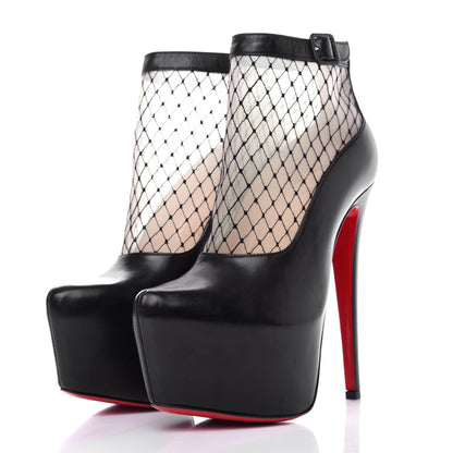 Christian Louboutin Kid Lace Resillissima 160 Booties 36.5 Black 3 of 10