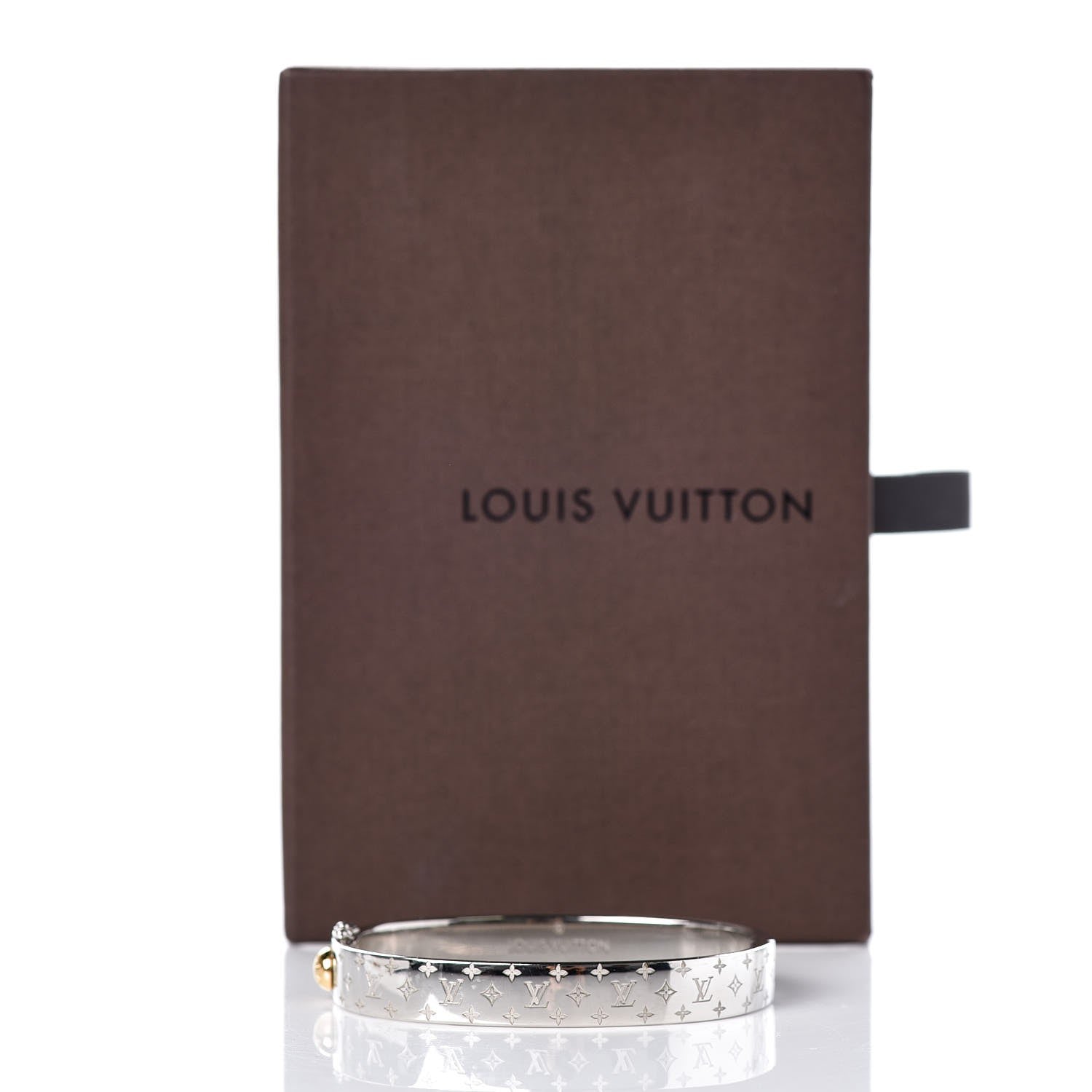 Louis Vuitton Palladium Monogram Nanogram Cuff M 7 of 7