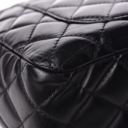 Chanel Lambskin Quilted Large Camera Case Black 14 of 17