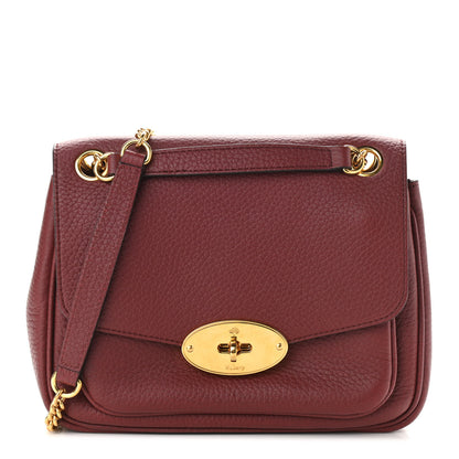Mulberry Heavy Grained Calfskin Darley Satchel Crimson 1 of 10