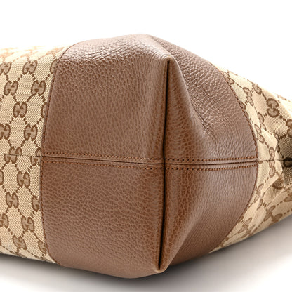 Gucci Monogram Medium Bree Shoulder Bag Beige Tabacco 9 of 9