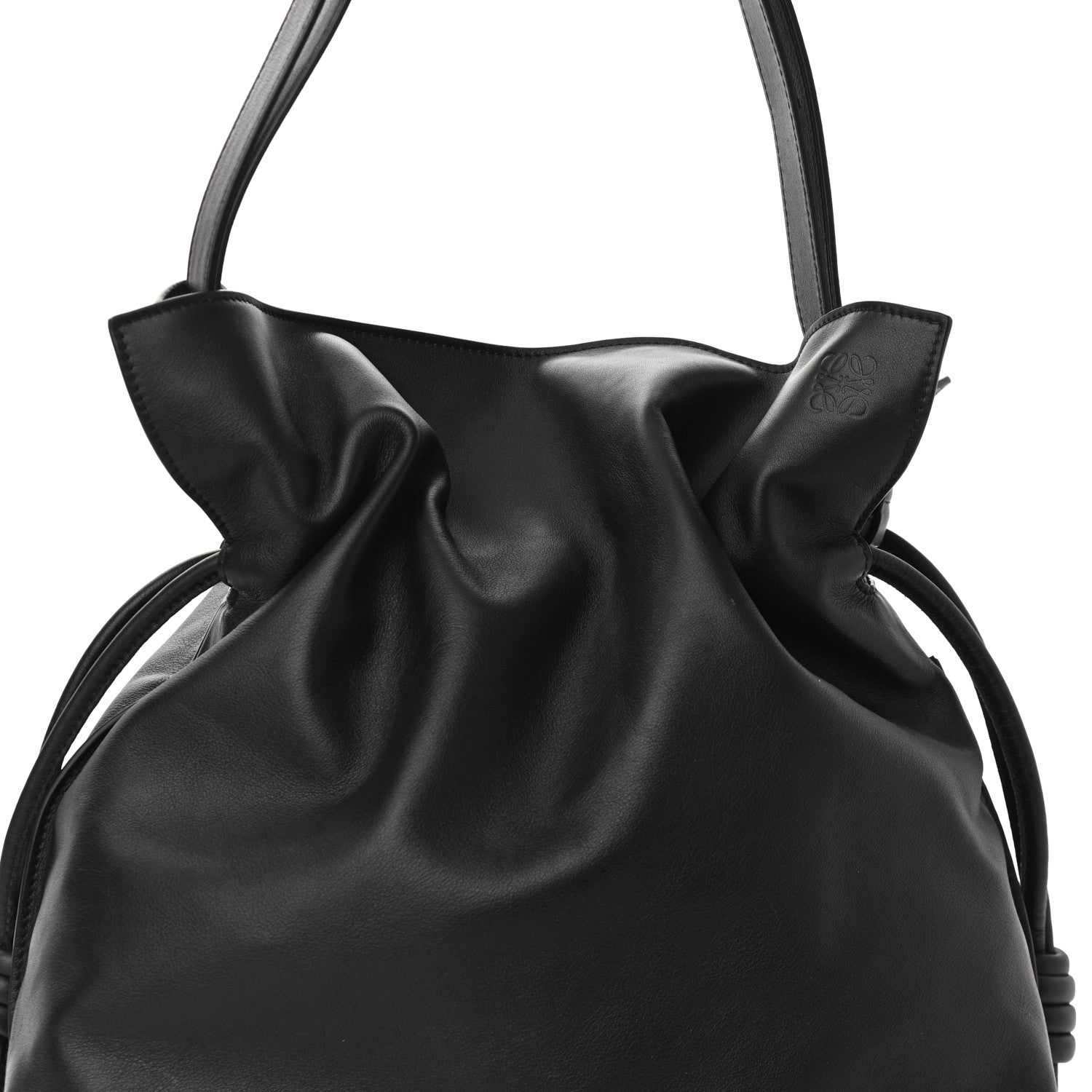 Loewe Calfskin Flamenco Knot Bag Black 7 of 9