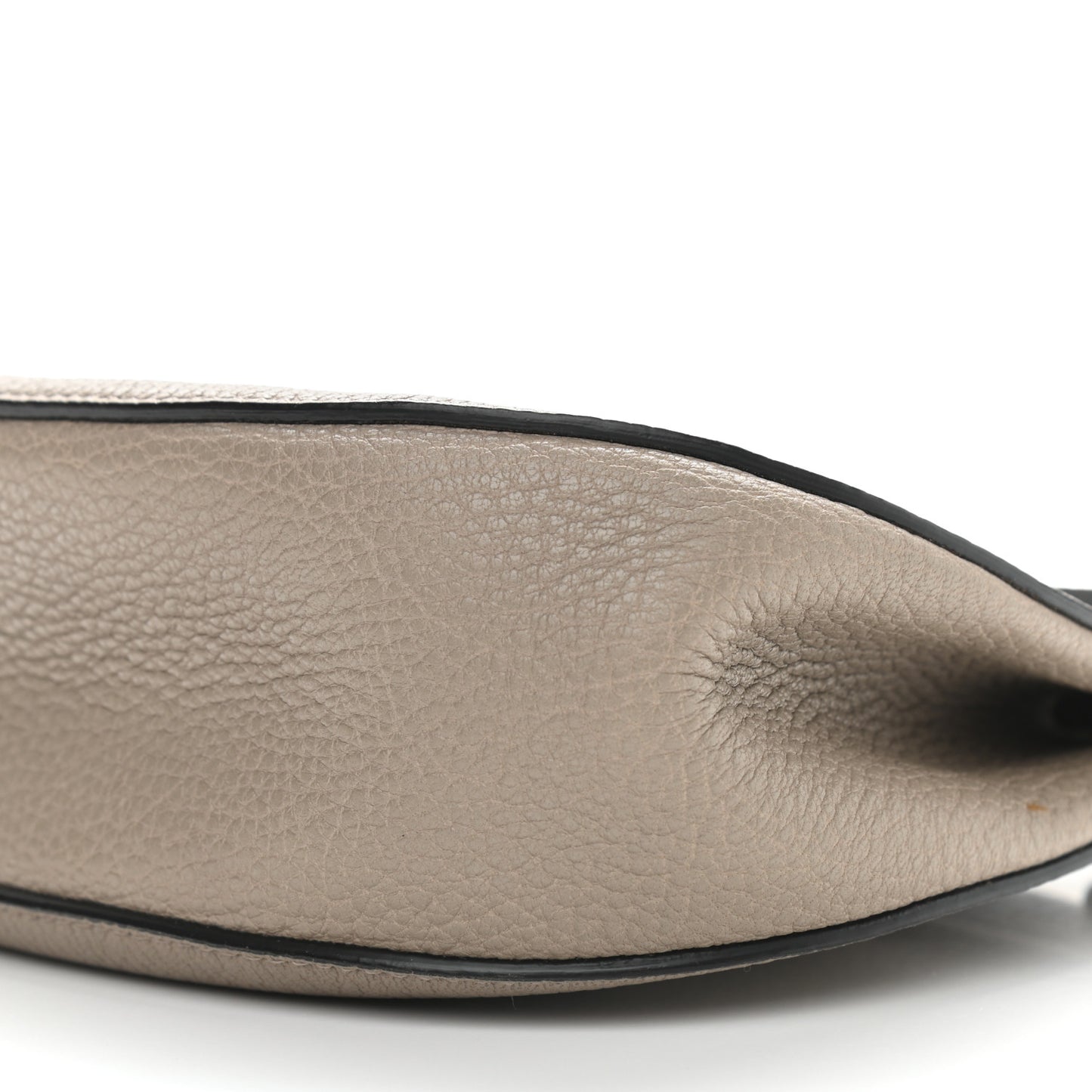 Grained Lambskin Drew Shoulder Bag Motty Grey