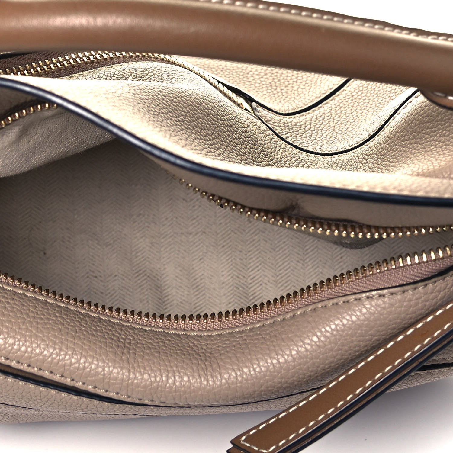 Loewe Grained Calfskin Small Puzzle Bag Sand Mink 5 of 9