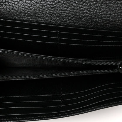 Gucci Calfskin Petite GG Marmont Wallet Chain Bag Black 5 of 9