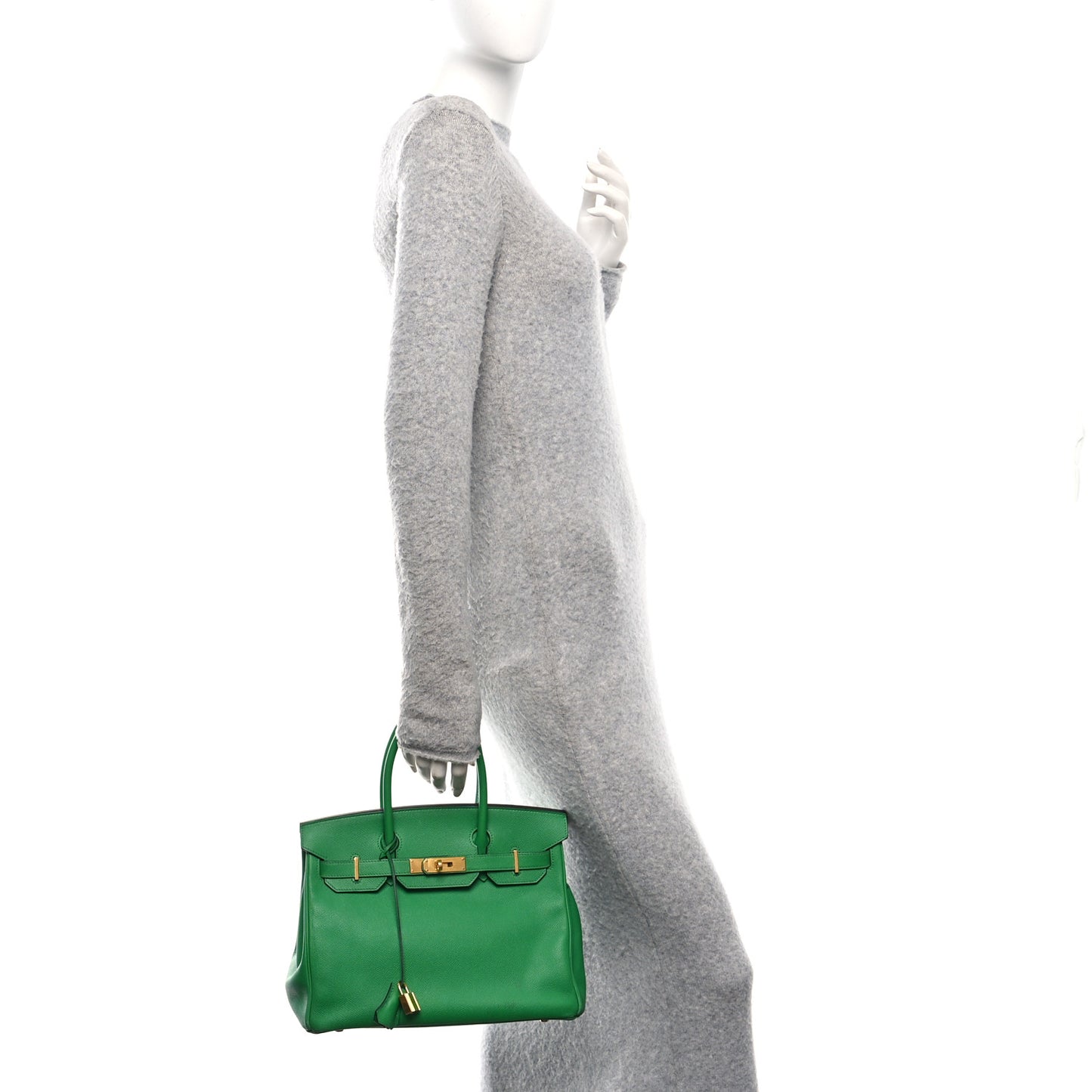 Epsom Birkin 30 Bambou