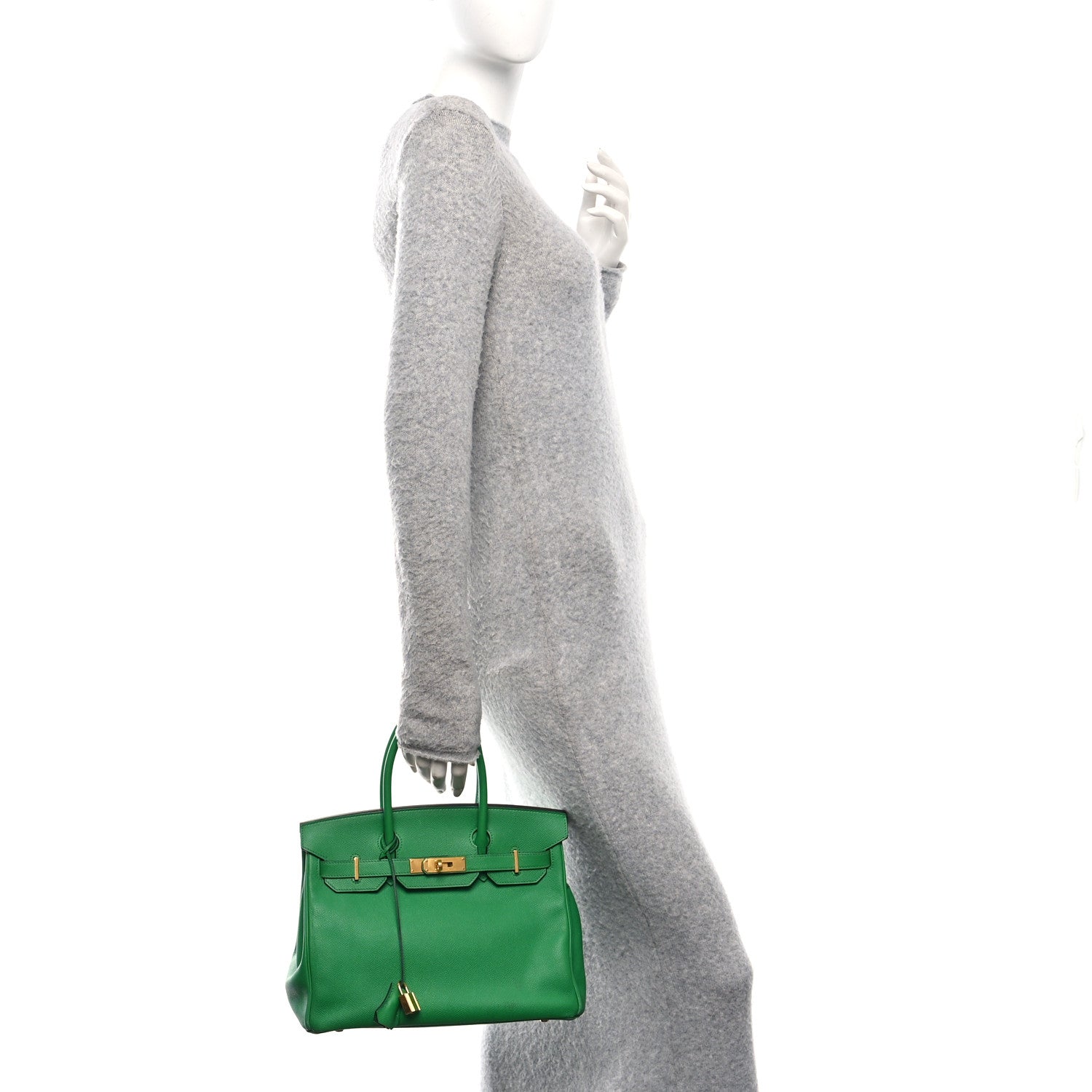 Hermes Epsom Birkin 30 Bambou 2 of 10