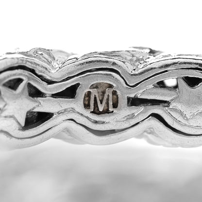 John Hardy Sterling Silver Diamond Classic Chain Cuff Bracelet 6 of 7