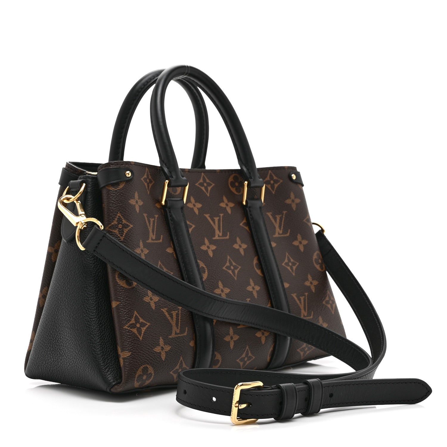 Louis Vuitton Monogram Soufflot BB Black 3 of 9