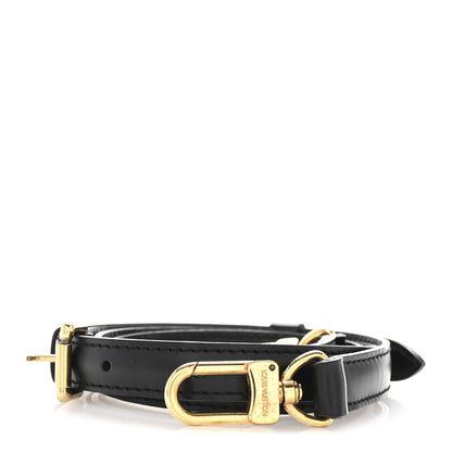 Louis Vuitton Calfskin 16mm Adjustable Shoulder Strap Black 1 of 3