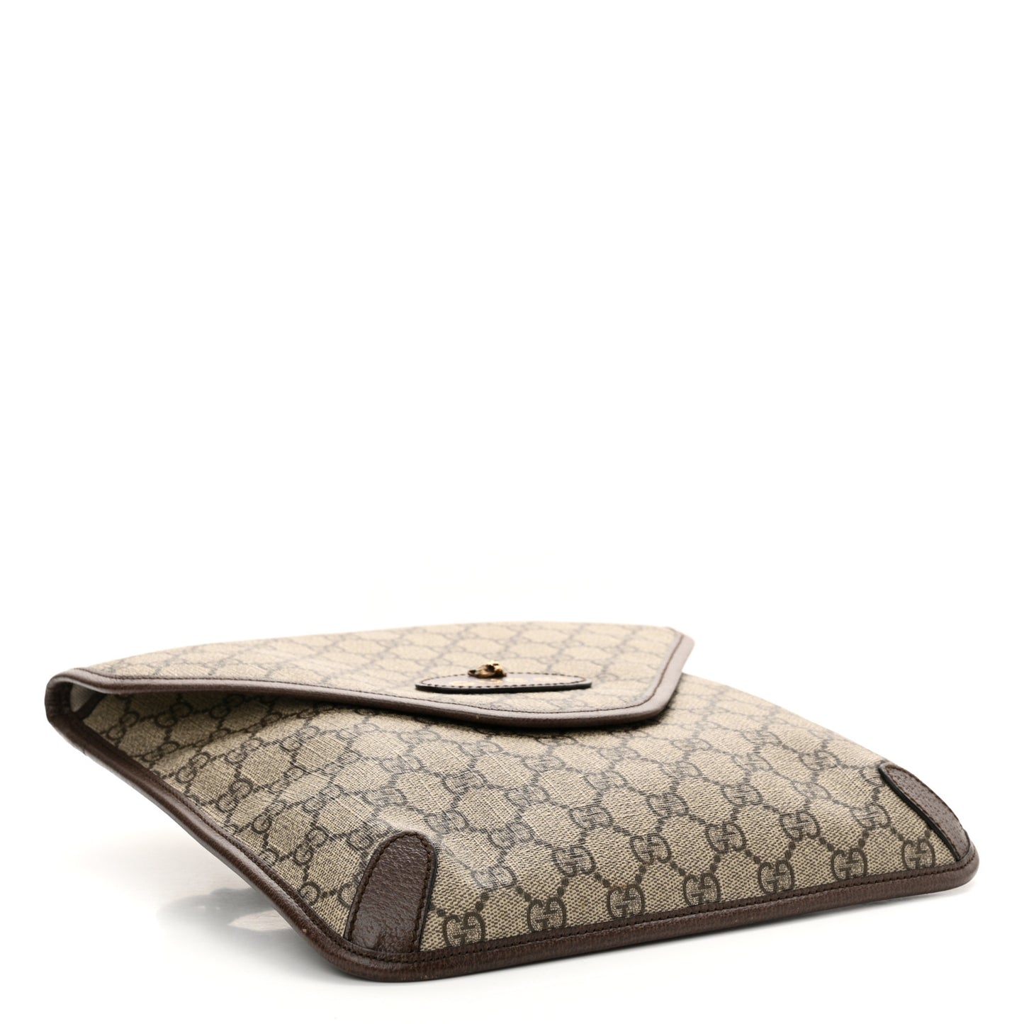 GG Supreme Monogram Web Medium Neo Vintage Flap Messenger Bag Beige New Acero