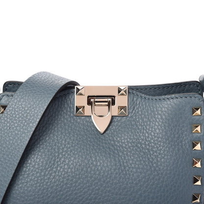Valentino Garavani Pebbled Calfskin Mini Rockstud Flip-Lock Messenger Bag Amadeus 10 of 10