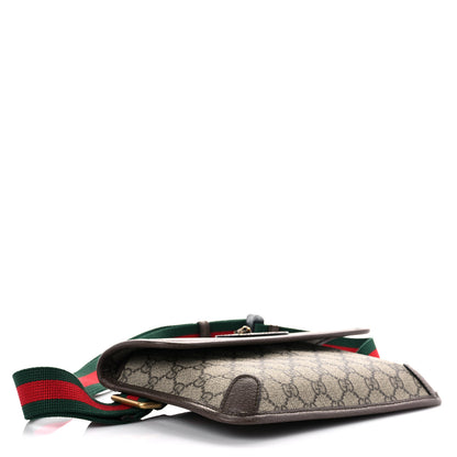 Gucci GG Supreme Monogram Neo Vintage Web Belt Bag Brown 4 of 13