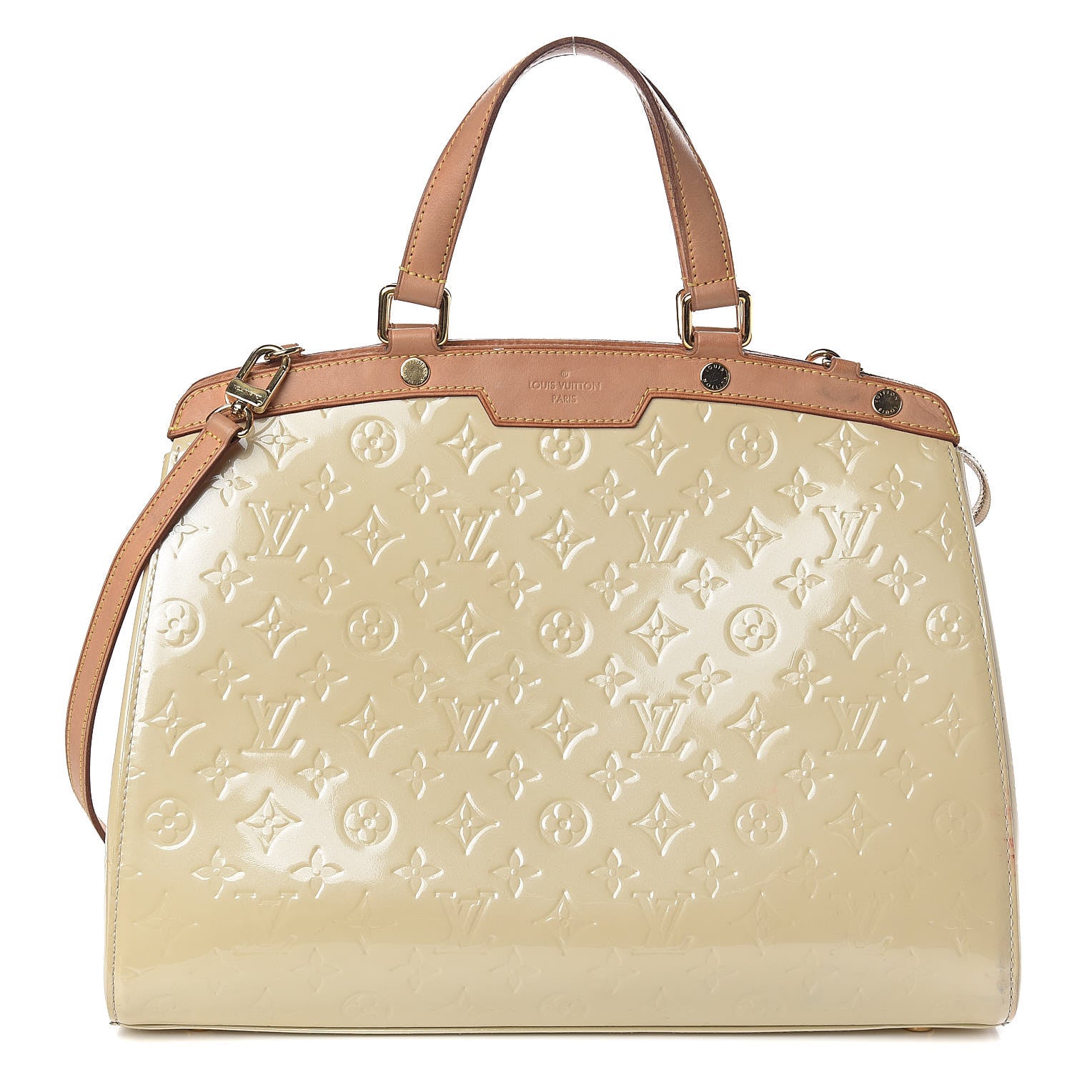 Louis Vuitton Vernis Brea GM Blanc Corail 1 of 12