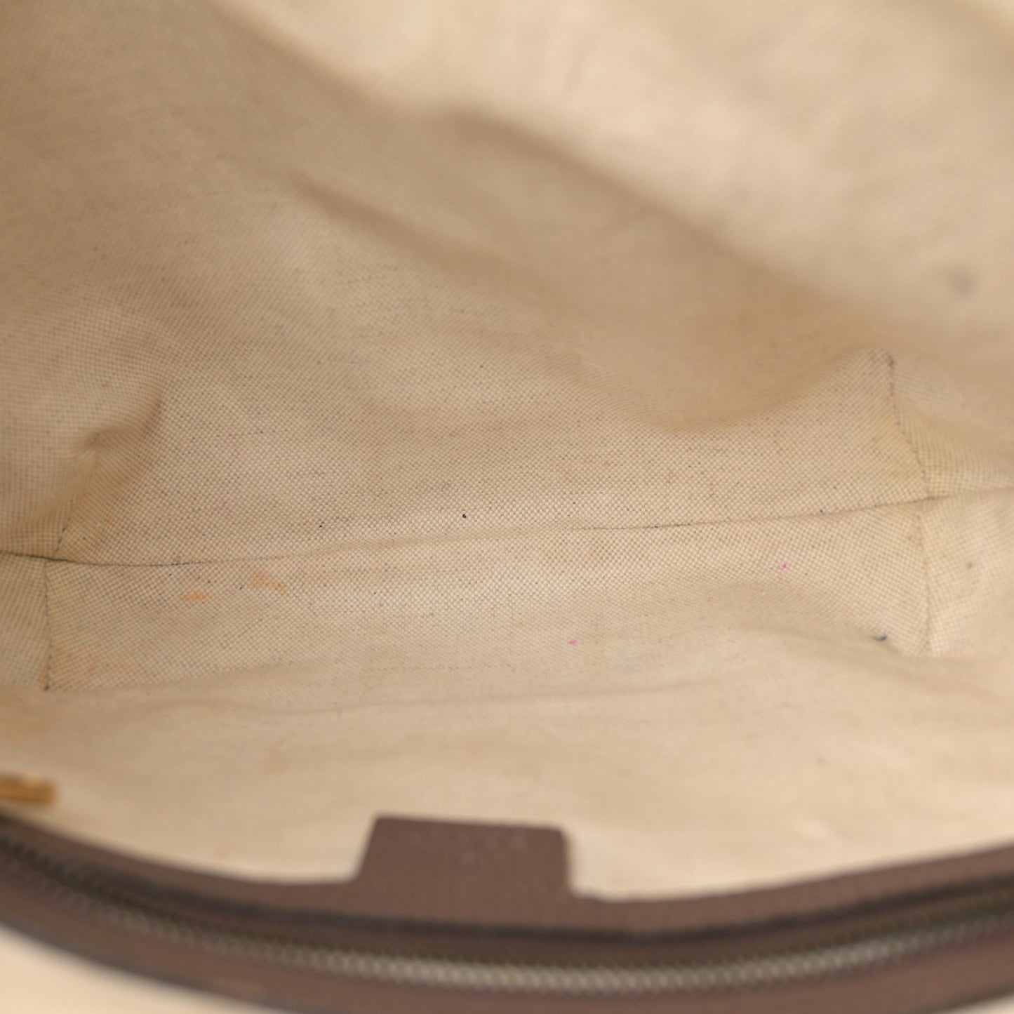 GG Supreme Monogram Web Small Ophidia Half Moon Hobo Brown
