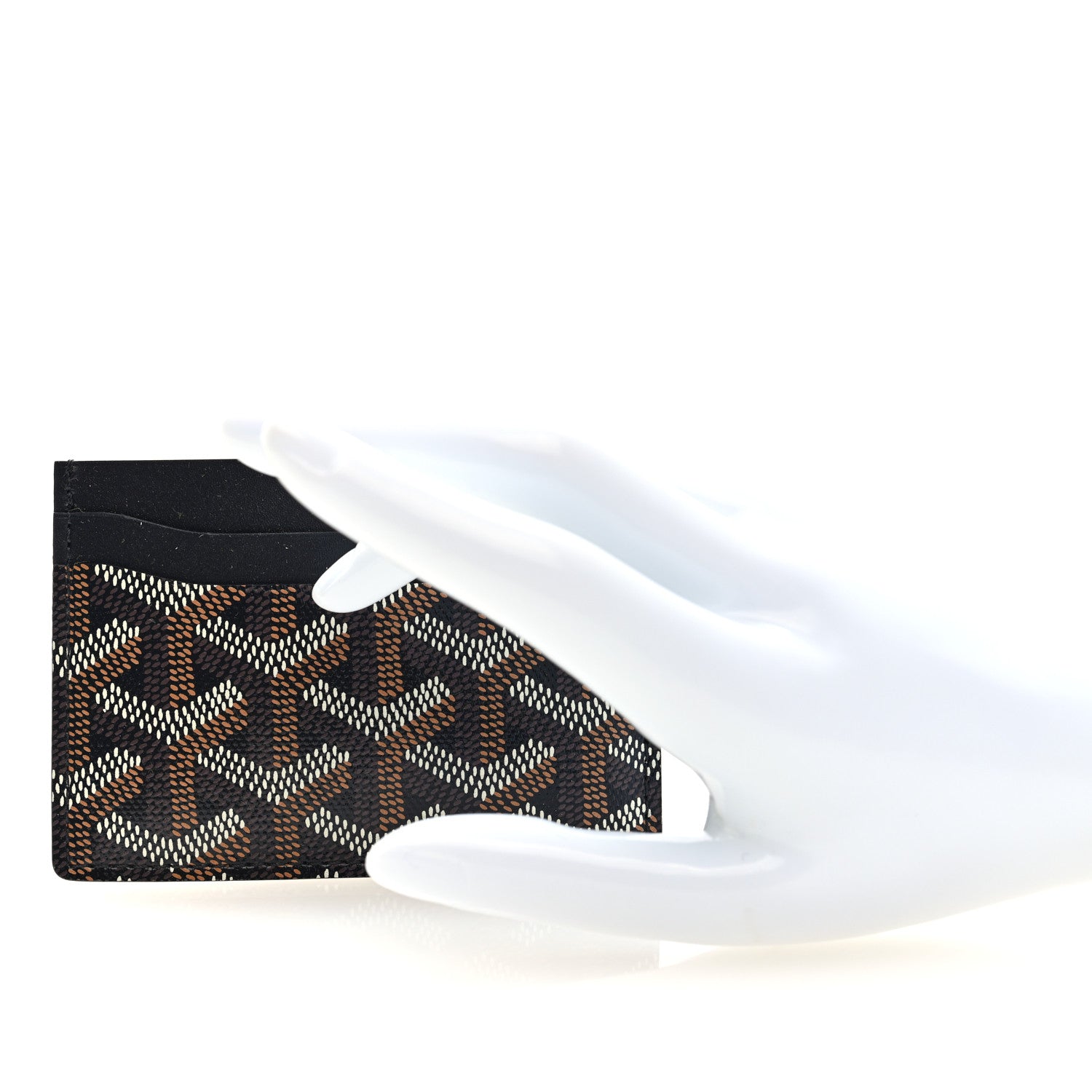 Goyard Goyardine Saint Sulpice Card Holder Black 2 of 7