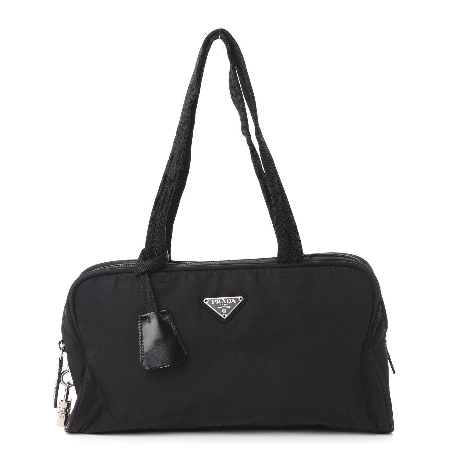 Prada Tessuto Nylon Sport Semitracolla Shoulder Bag Black 1 of 12