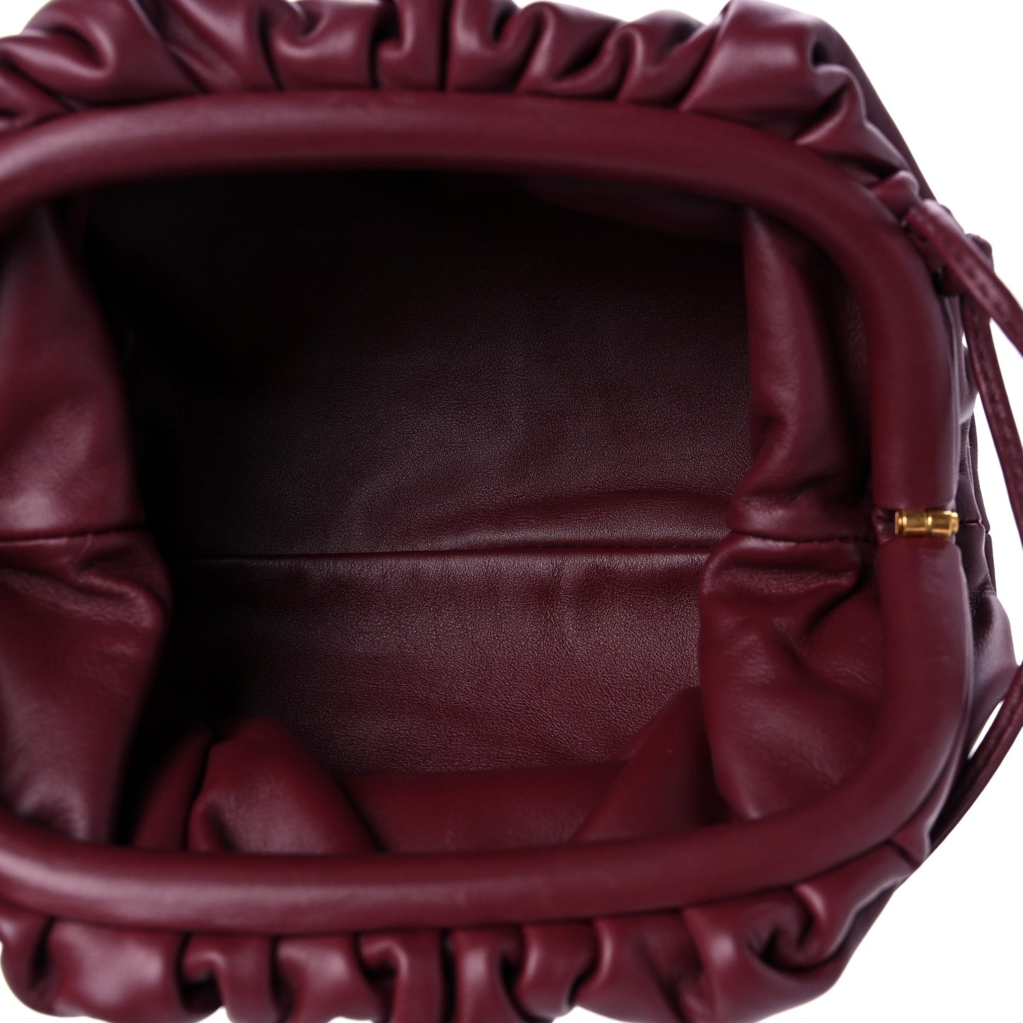 Butter Calfskin The Mini Pouch Bordeaux