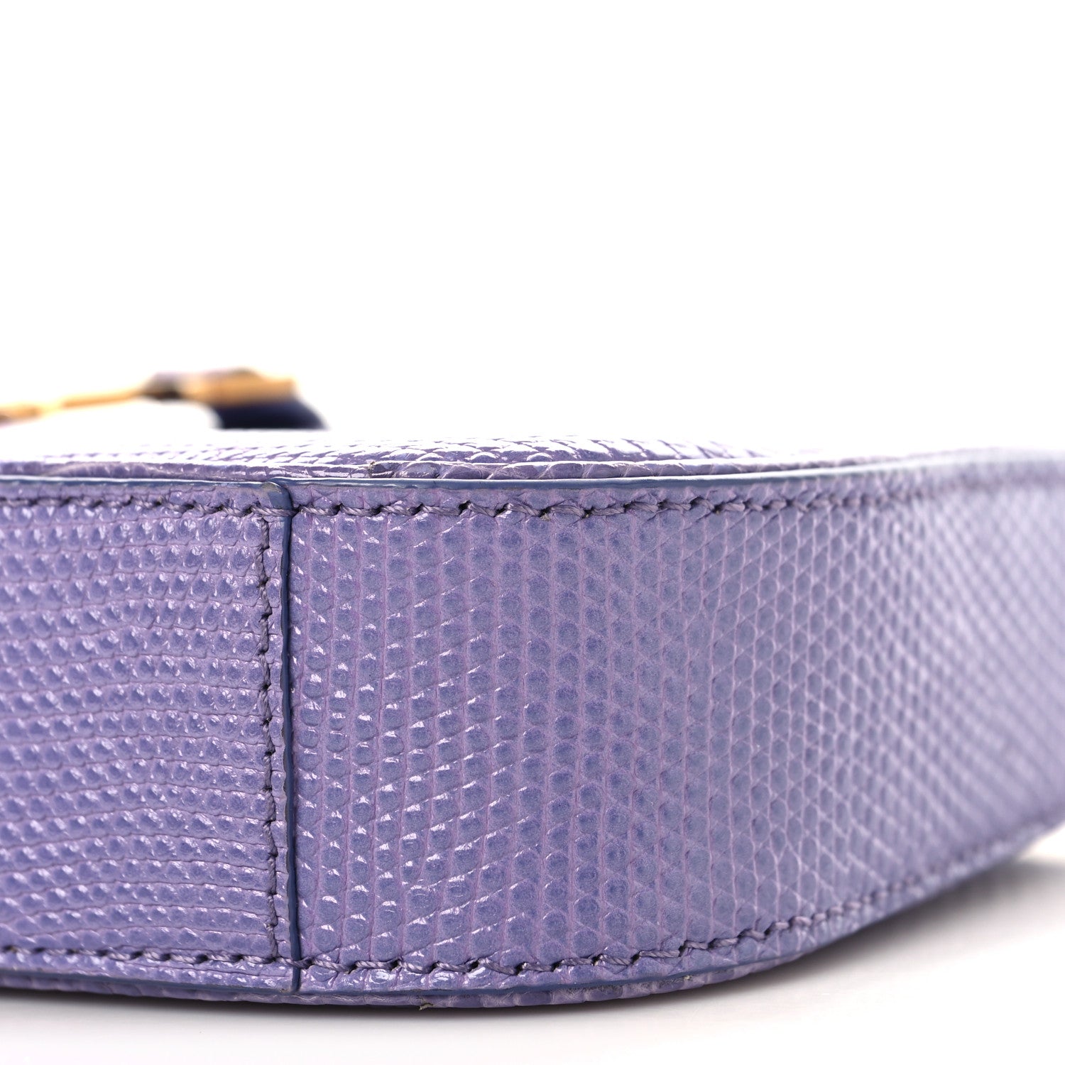 Saint Laurent Lizard Le 5 A 7 Mini Hobo Lilac 10 of 11