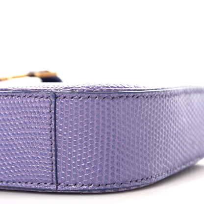 Saint Laurent Lizard Le 5 A 7 Mini Hobo Lilac 10 of 11
