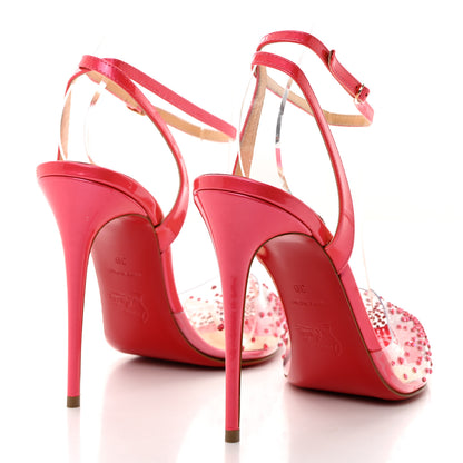 Christian Louboutin PVC Patent Psychic Spikaqueen 100 Pumps Version 39 Version Florida 4 of 7