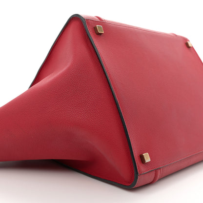 Celine Grained Baby Calfskin Medium Phantom Luggage Carmin 8 of 15