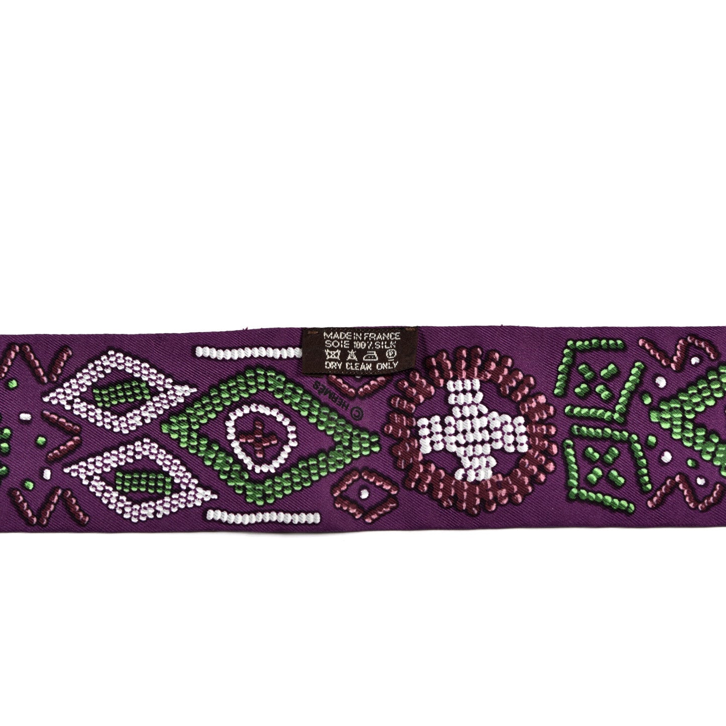 Silk Kelly En Perles Twilly Violet Vert Lie De Vin
