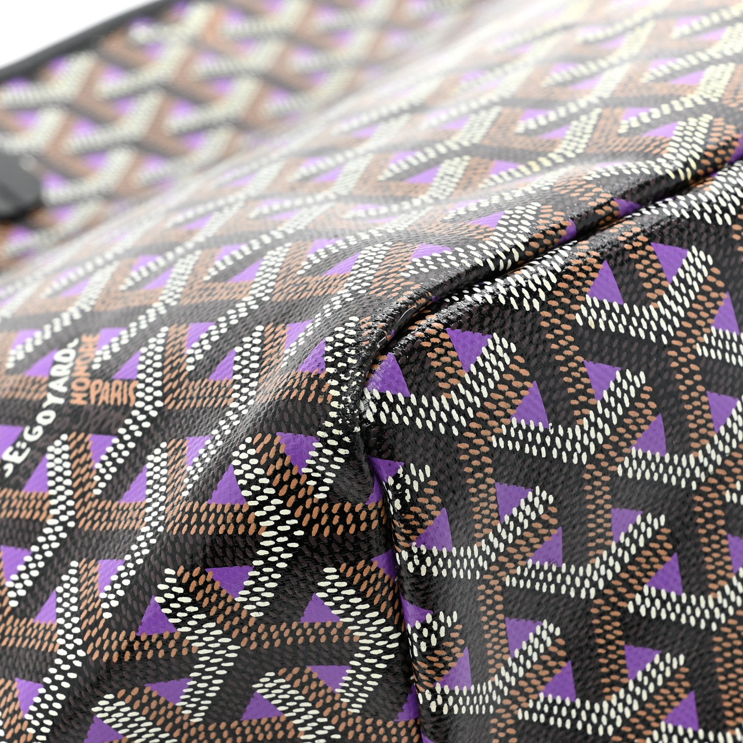 Goyard Goyardine Saint Louis Claire Voie PM Black Violet 13 of 16